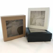 People are captivated with the glance of the product so; Window Boxes Kraft White Black 1500 Okanagan Bag Box