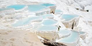 Pamukkale, meaning cotton castle in turkish, is a natural site in denizli province in southwestern turkey.the area is famous for a carbonate mineral left by the flowing of thermal spring water. Pamukkale I Powrot Do Polski Duze Podroze