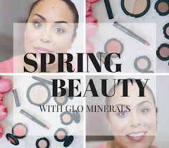 glowing skin with glo minerals makeup