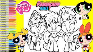 My Little Pony Cutie Mark Crusaders Makeover As Powerpuff Girls Blossom Bubbles And Buttercup Youtube