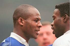 Left to right: Karl Harrison, Martin Offiah and Paul Eastwood