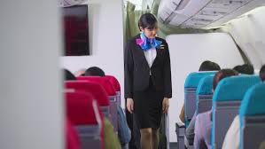 In the 1930s, the first female flight attendants dressed in uniforms resembling nurses'outfits. Asian Beautiful Female Flight Attendant Stock Footage Video 100 Royalty Free 1069073419 Shutterstock