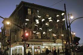 Brian Goggin Language Of The Birds Book Installation Reclaimed Art Birds Flying