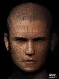 Face Character Topology By Andrey Razukhin 3d Face Topology 3d Face Model Topology