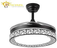 Constructed of cast aluminium and heavy stamped steel. Nikecaco 42 Inch Retractable Ceiling Fan With Led Light Black Ceiling Fan With Remote Control Black Ceiling Fan Ceiling Fan With Light Retractable Ceiling Fan