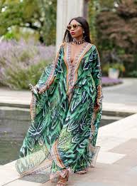Brazil Goddess Kaftan Luxury Resort Wear Fashion African Clothing Styles