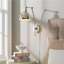 Young House Love Dapper Adjustable Swing Arm Light Wall Sconces Bedroom Wall Sconces Living Room Wall Decor Bedroom