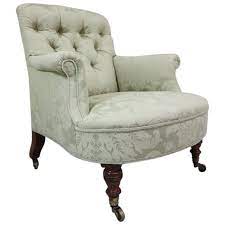 Howard Sons Antique Upholstered Armchair Upholstered Arm Chair Armchair Purple Dining Chairs