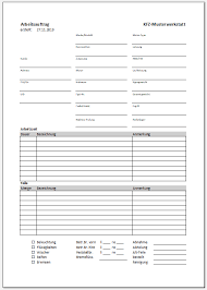 Gerne unterbreiten wir ihnen ein unverbindliches angebot. Arbeitsauftrag Fur Kfz Werkstatten Easywerkstatt