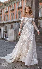 Berta Fall 2020 Wedding Dresses Napoli Bridal Collection Wedding Inspirasi Berta Wedding Dress Berta Bridal Long Sleeve Wedding Dress Sleeves