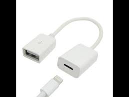 Super Short Usb A Female To 8pin Lightning Female Cable Adapter For Data Sync Charging Youtube
