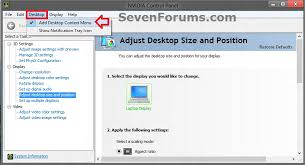 Why is this option disabled for me. Nvidia Control Panel Add Or Remove From Desktop Context Menu Windows 7 Help Forums