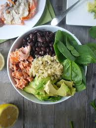 Salmon Spinach Quinoa Salad Recipe Healthy Dinner Quinoa Spinach Salad Healthy