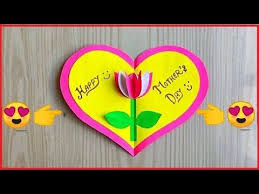 Easy And Beautiful Card For Mother S Day Handmade Mother S Day Greeting Ca Happy Birthday Cards Handmade Mother S Day Greeting Cards Happy Birthday Cards Diy