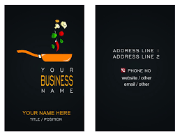 Create a blank restaurant business card. Design Your Own Personalized Business Card Restaurant Food Custom Visiting Card Front Back Amazon Ae