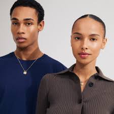 Tom & Eva Collier pendentif coeur léopard