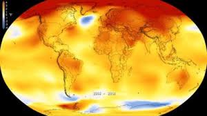 climate change world heading for warmest decade says met