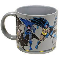 Amazon Com Batman Through The Years Mug Dc Comics Officially Licensed Kitchen Dining Mugs Batman Coffee Mugs