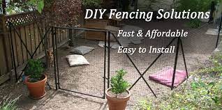 Good fences make good neighbors. Dog Fencing Best Friend Fence Easy Diy Fence Solution
