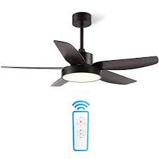 A lot of people think that these fans are small in size and hence don't work as well as any other fans. Upc 791107562439 46 Black Ceiling Fan With Light And Remote Control F3461s Flush Mount Ceiling Fan With 3 Color Change 6 Adjustable Speeds And Timer Control Black Small Ceiling Fan For