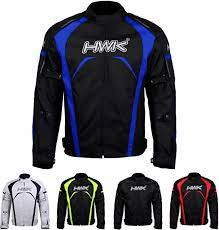 Amazon Com Motorcycle Jacket Men S Riding Hwk Textile Racing Motorbike Hi Vis Biker Ce Armored Wate Motorcycle Jacket Mens Motorbike Jackets Motorcycle Jacket