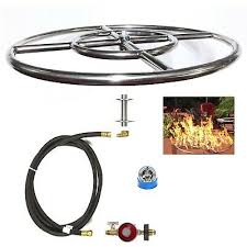 However, running new gas lines can be at spotix, we're often asked how long a propane tank will fuel a typical backyard fire pit. Fr18ck Basic Propane Diy Gas Fire Pit Kit 18 Lifetime Warranted 316 Burner 720189234194 Ebay
