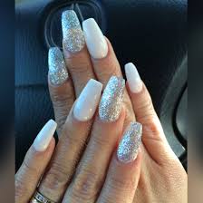 Surviving my first set of really long acrylic nails when i get them saturday. Acrylic Nails White Acrylic Nails Silver And White Nails Long Nails Ballerina Nails Coffin Nails Nails By Lynzee Vi White Acrylic Nails White Nails Nails