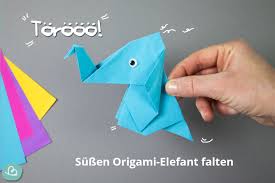 Faltanleitung origami schachtel anleitung pdf / einfache schachtel : Sussen Origami Elefant Falten Toroo Anleitung Wunderbunt De