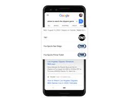 What sports are on tv today, tonight, and tomorrow? Google Search Makes It Easier To Find Live Sports Tv Shows