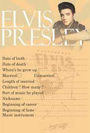 You know all the songs of elvis . 9 Best Elvis Presley Printable Games Printablee Com