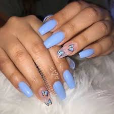 Additionally, there are numerous variants on the moon manicure. 32 Examples Of Butterfly Nails For A Happy Manicure