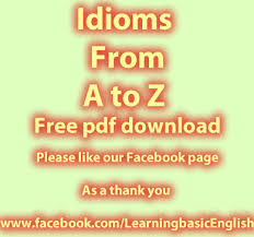 Idioms From A To Z Pdf Free To Download
