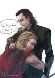 Thor and loki establish their brotherly bond, loki then betrays thor, and then loki redeems himself by the end. Thor Loki By Em Mika On Deviantart
