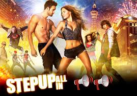In a dark theater, you. Step Up All In Movie Review