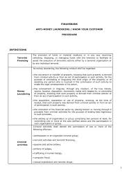 Communique to bank customers to inform change in correspondant bank ~ bank 2.0: Finansbank Anti Money Laundering Know Your Customer Procedure