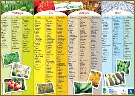 Les Quatre Saisons Comment Manger Sainement Fruits Et Legumes De Saison Calendrier Des Saisons