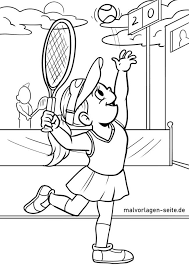 :v weno espero que les haya servido de algo y si fue asi regalame tu hermoso like compartan con sus amigos y suscribance ademas activen la campanita para no. Gran Tenis De Dibujo Para Colorear Deportes Dibujos Para Colorear Gratis