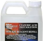 Blue Devil B7518 Cyanuric Acid Test, Quart (32 oz) Bottle