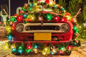Attached is a pic of my wrangler last christmas as a yard ornament, and will build on that this year. How To Decorate Your Car With Christmas Lights For Parades Parties In The Garage With Carparts Com