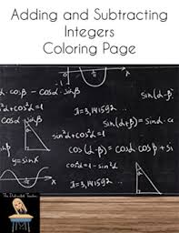 These football integer coloring pages feature different team colors to represent the teams that will be playing in the game. Adding And Subtracting Integers Coloring Worksheets Teaching Resources Tpt