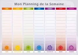 Planning horaires planning hebdomadaire planning semaine planning mensuel planning annuel agenda. Planning De La Semaine Universel Chakras Correspondant Aux Jours De La Semaine Couleurs Arc En Ciel Francais Stock Vector Adobe Stock