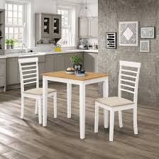 We just want to keep it simple and show you dining table and related products. Brambly Cottage Lefler 3 Piece Rubberwood Solid Wood Dining Set Reviews Wayfair Co Uk