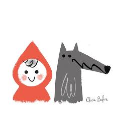 Little Red Co On Behance Red Riding Hood Art Cute Drawings Psychedelic Drawings