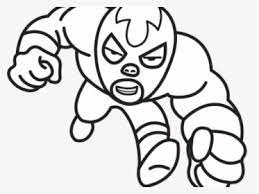 The flea from mucha lucha; Transparent Wrestlers Clipart Mucha Lucha Coloring Pages Hd Png Download Kindpng