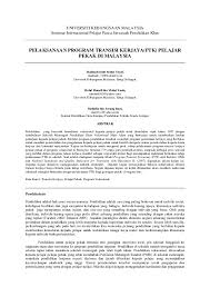 Dimaklumkan bahawa unit hal ehwal murid(hem) jabatan pelajaran pulau pinang sedang menjalankan proses pengumpulan data perkhimatan bimbingan dan. Pdf Pelaksanaan Program Transisi Kerjaya Ptk Pelajar Pekak Di Malaysia Dr Madinah Mohd Yusof Academia Edu