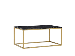 Couchtisch marmor schwarz , couchtisch rana wohnzimmertisch beistelltisch metall, couchtisch schwarz hochglanz marmor optik 115 x 65 cm, simplex couchtisch | couchtisch metall. Couchtisch Schwarz Gold Marmor Optik Rechteckig 60 X 100 Cm Delano Beliani Ch