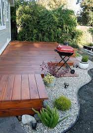 30 Outstanding Wood Patios And Decks Small Backyard Decks Small Backyard Landscaping Deck Designs Backyard