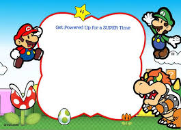 Free Printable Super Mario Bros Invitation Template Drevio Mario Bros Party Super Mario Bros Birthday Party Super Mario Birthday