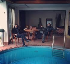 That Time We Had A Swimming Pool As Our Dressing Room In Sandviken Sweden Neonfly Heavymetal Rockstars Rockstarbackstage B Swimming Pools Swimming Pool
