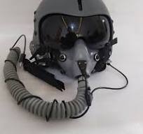 HGU-33 FIGHTER PILOT HELMET GREY WITH MBU-12 OXYGEN MASK (REPLICA)+Pin